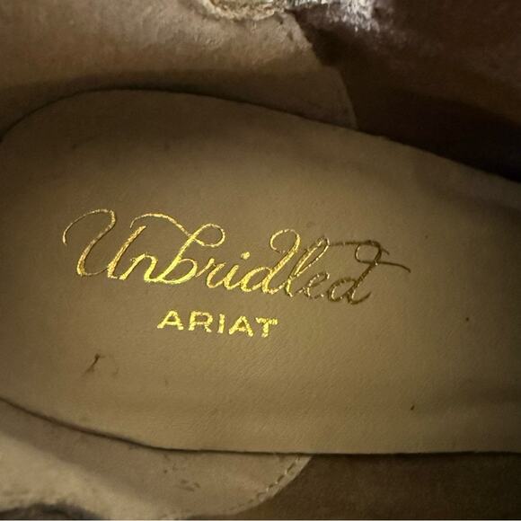 Ariat Western Fringe Short Ankle Cowboy Boots Women’s 7 - Picture 3 of 8